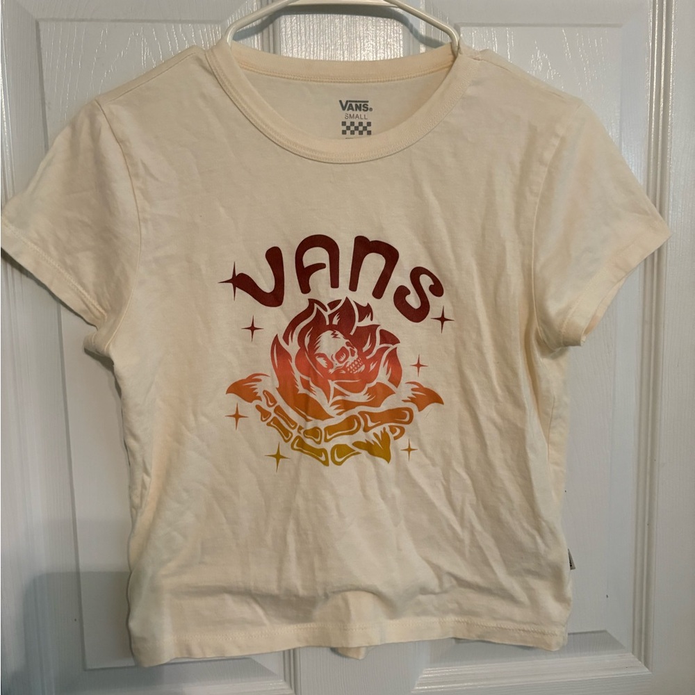 Vans Beige Crew Neck Tee